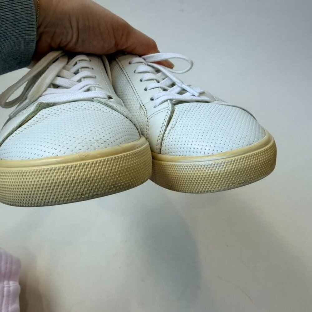 Saint Laurent Low-Top Lace-Up Sneakers White Women’s Size 37 - Picture 11 of 14